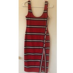 Midi Bodycon Slit Dress
